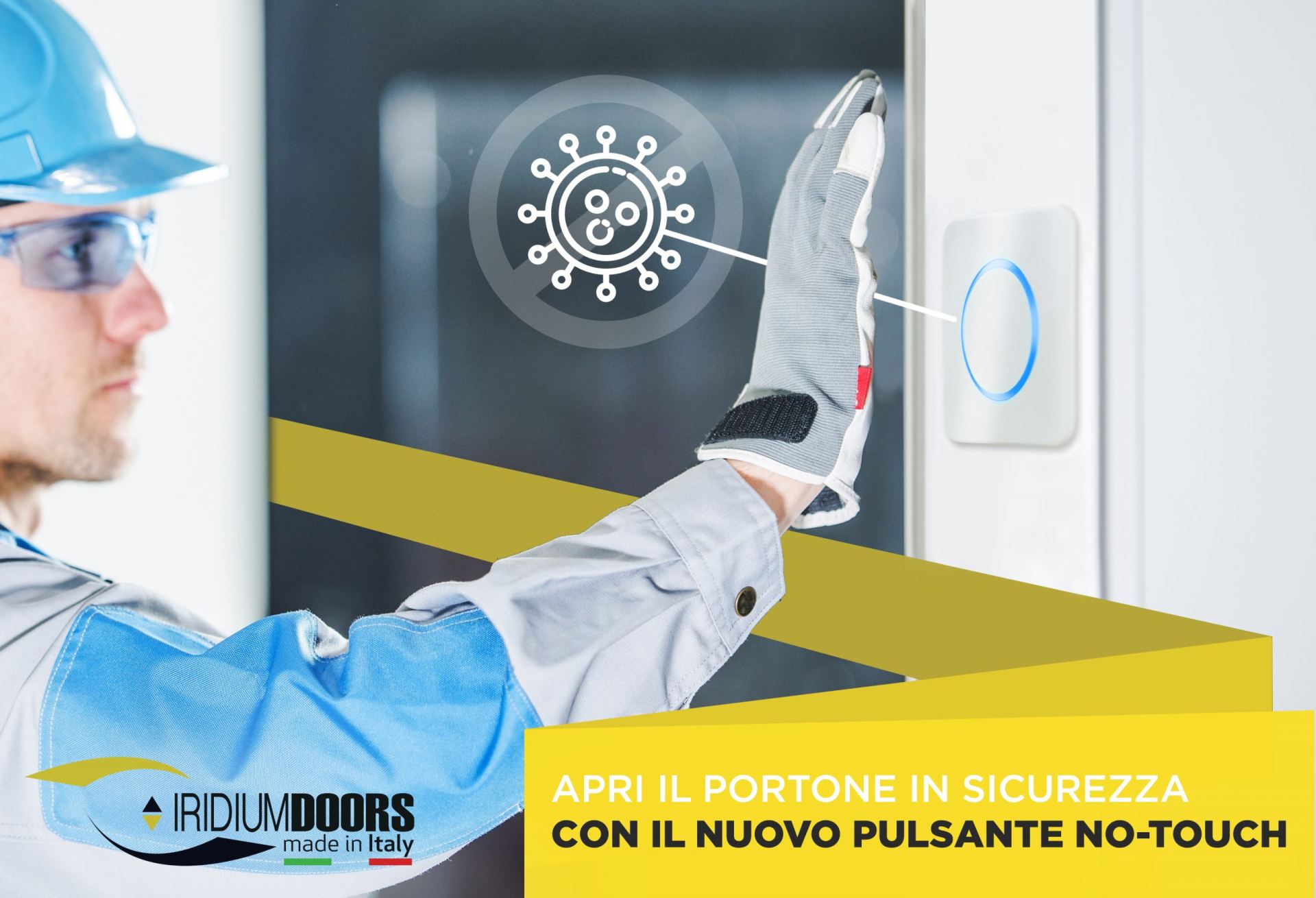 Apri il portone senza toccare nessuna superficie con il nuovo Interruttore No-Touch Clean Switch